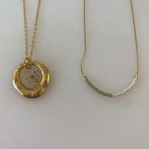 gold plated necklaces 2